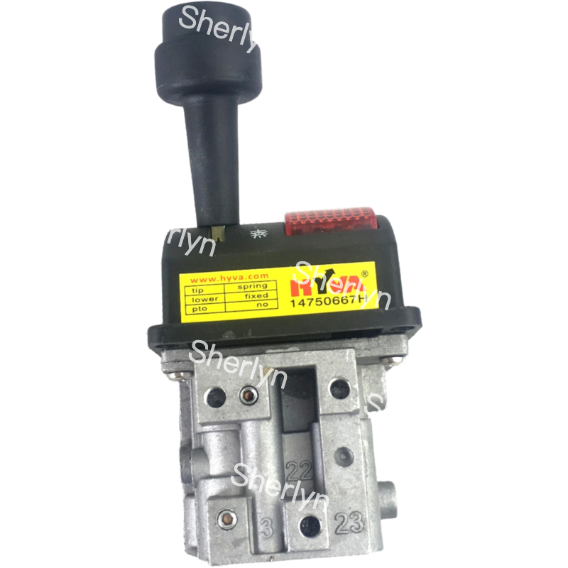 Hyva 14750667H Pneumatic Tip Control 1-Section TS/LF Aluminium Basic Automotive Valve