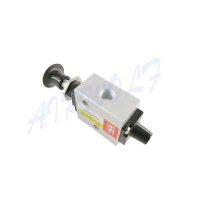 Mechanical valve XQ230422  3/2 Type 5/2 Type G1/8  Aluminum alloy  Hand Push Pull Pneumatic Valves