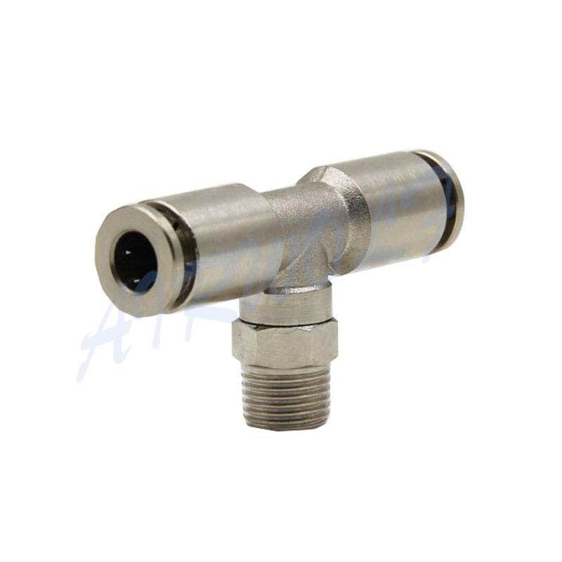Pneumatic Tube fitting X6430 BSPT 12-1/2 Stainless steel Three-way middle thread