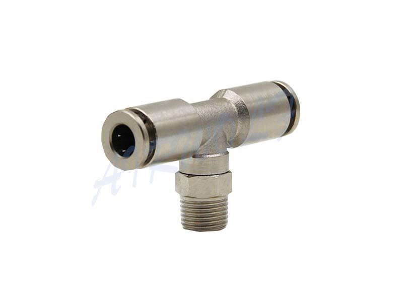 pneumatic threeway quick connect pneumatic fittings brass AIRWOLF company