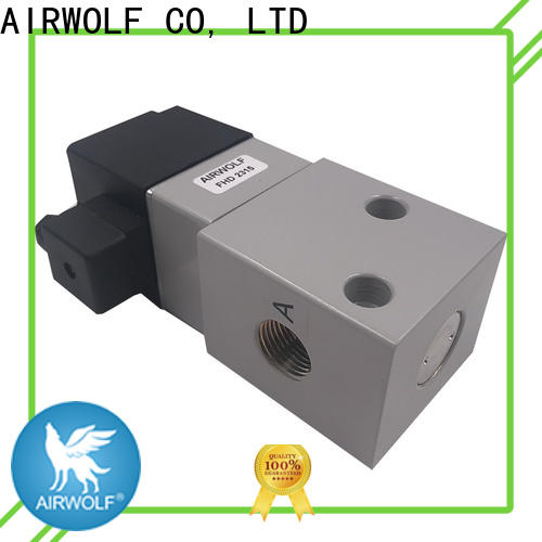 AIRWOLF aluminium alloy pneumatic solenoid valve single pilot switch control