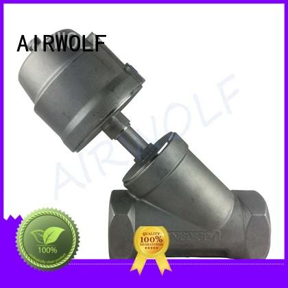 AIRWOLF Brand steel valve angle seat globe valve actuator