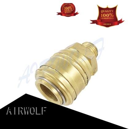 steel brass threeway OEM pneumatic tube connectors AIRWOLF