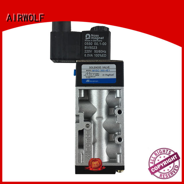 AIRWOLF aluminium alloy pneumatic solenoid valve spool water pipe