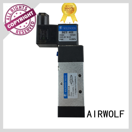 AIRWOLF aluminium alloy single solenoid valve switch control