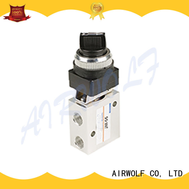 AIRWOLF custom pneumatic manual control valve flow bulk production