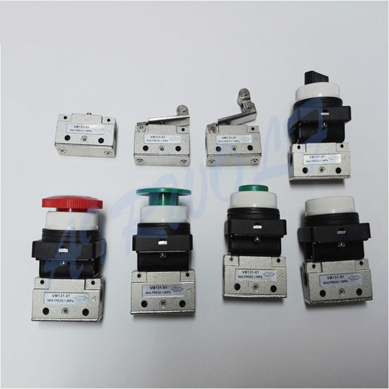 AIRWOLF mechanical pneumatic manual valves push bulk production-1