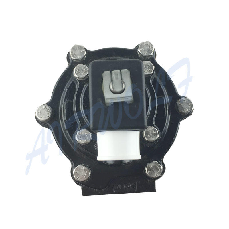 MECAIR type 1-1/2 inch aluminium black VEM214 pneumatic control pulse jet valve
