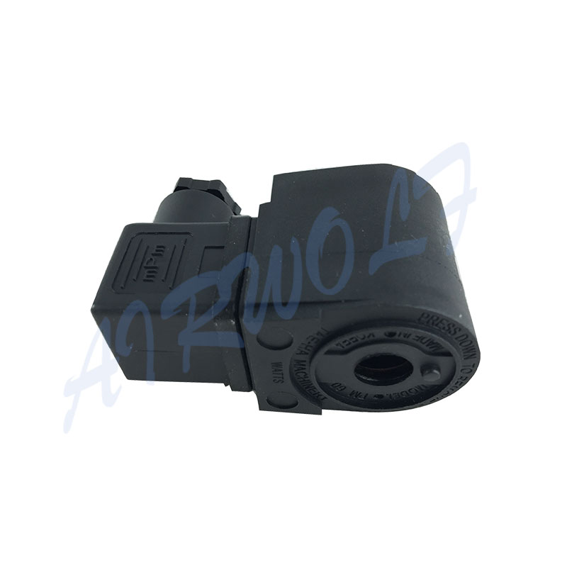 PM-60 Taeha type All the typ AC220V solenoid valve coil Black