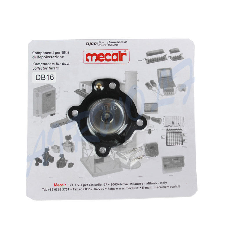 Mecair VEM206 VEM216 3/4 inch Nitrile pulse valve diaphragm repair kits DB16