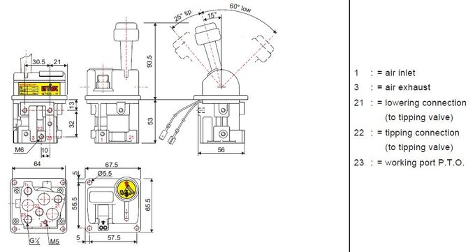 best-design limit dump truck valve mechanical for tap AIRWOLF-6