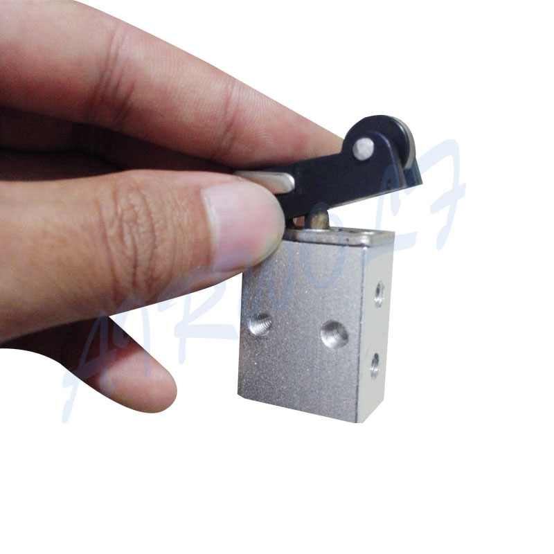 AIRWOLF slide pneumatic push button valve outlet bulk production-5
