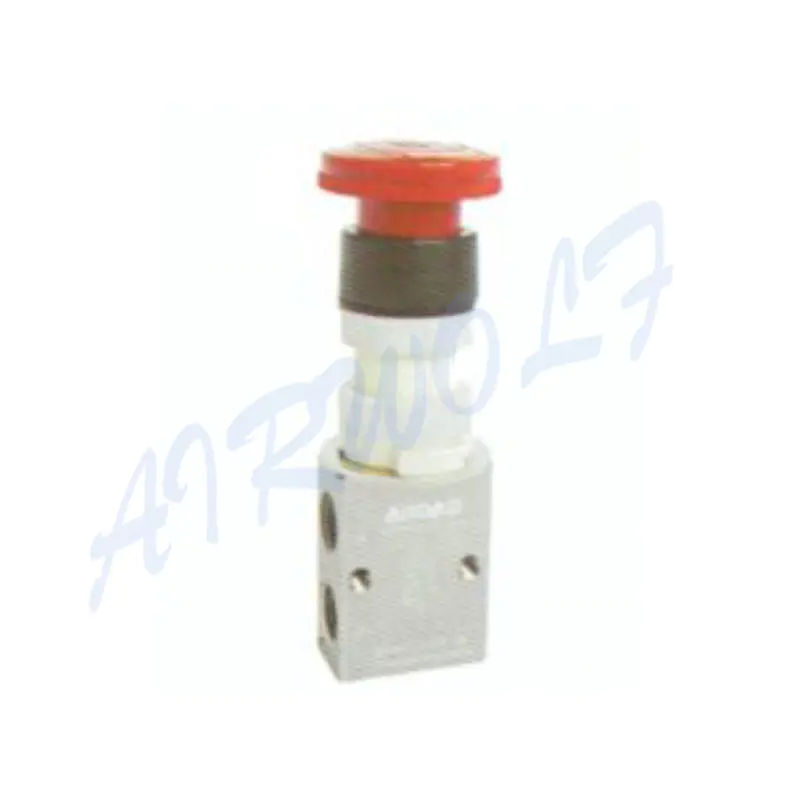 Airtac 3/2 way S3PL series Aluminum alloy PL Latching  type red  S3PL-06 1/8 control valve
