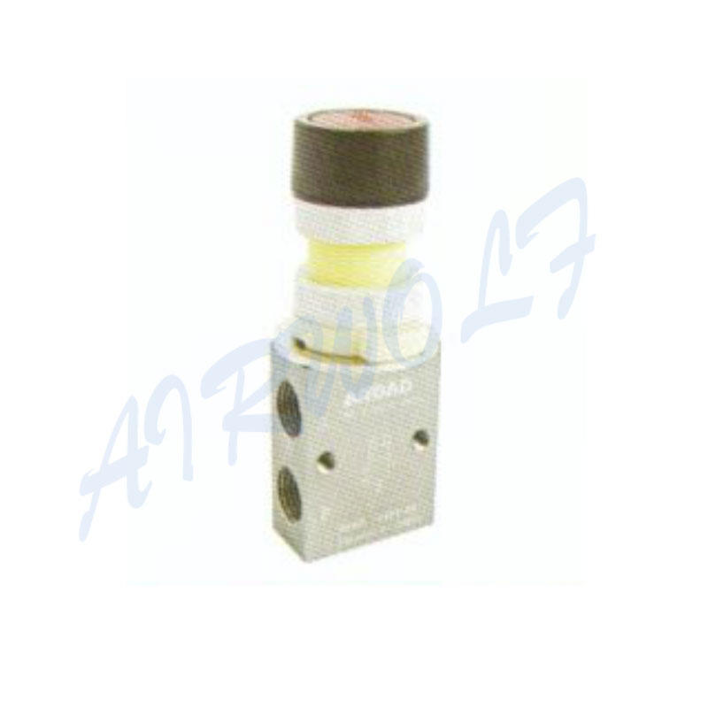 Airtac 3/2 way S3PF series Aluminum alloy FP Flat  type red S3PF-06 1/8 Pneumatic manual valves