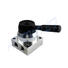 AIRWOLF black pneumatic push button valve custom bulk production