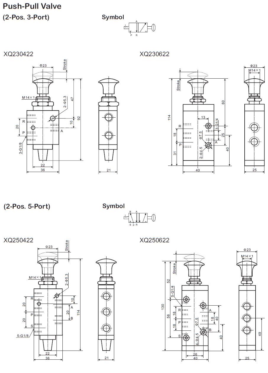 AIRWOLF manual pneumatic manual control valve protruding bulk production-4