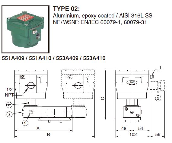 AIRWOLF OEM pneumatic solenoid valve magnetic switch control-5