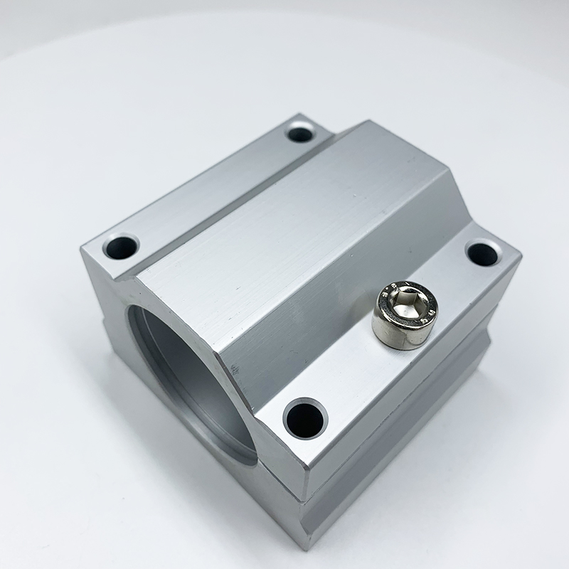 SCJ20UU  textile machinery  20 mm   Sealing at both end Interstitial type  unit  Linear Bearing Box Unit
