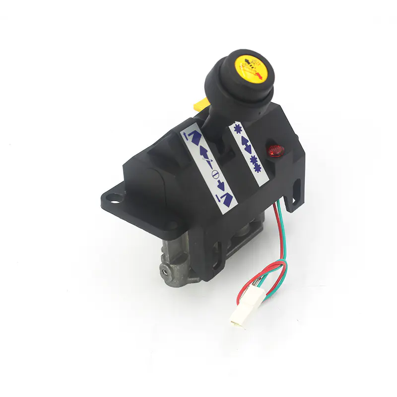 14750152H 5 hole dump truck controls 3 way distributor Valve with Waming Light Automatic return Lever