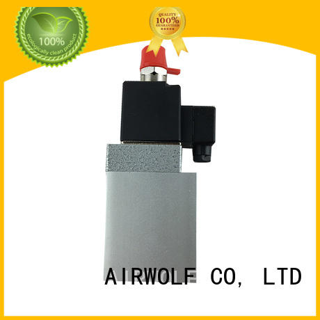 AIRWOLF aluminium alloy solenoid valves single pilot adjustable system