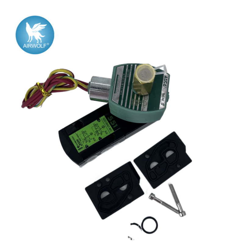 Asco Solenoid Valve Hgt551b401mo G551h401 G551b401 Namur Style Aluminum...