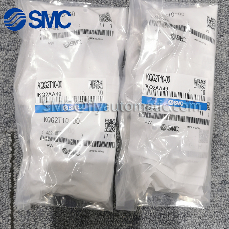 SMC Bulkhead Union KQG2E06-00 KQG2E08-00 KQG2E12-00 Panel Mount Tubing Fittings