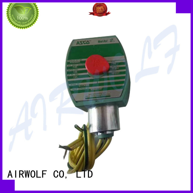 AIRWOLF hot-sale single solenoid valve operated for gas pipelines