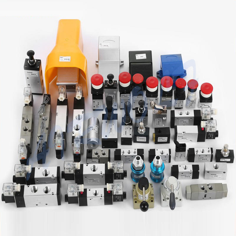 AIRWOLF slide pneumatic push button valve flat bulk production-1