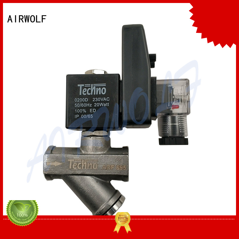 AIRWOLF brass solenoid valves water high quality water pipe