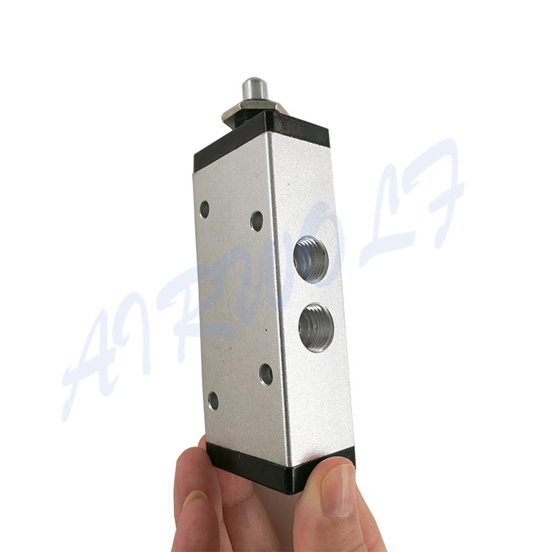 mechanical pneumatic push button valve custom plunger at discount-3