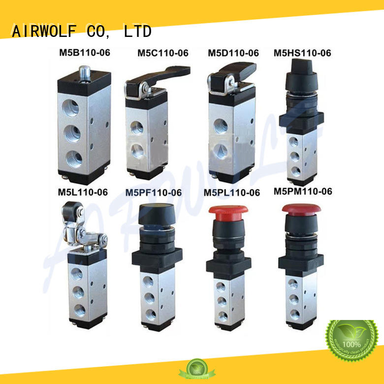 AIRWOLF high quality pneumatic manual valves control bulk production