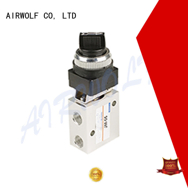 AIRWOLF black pneumatic push button valve exhaust wholesale