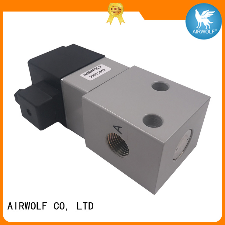 AIRWOLF ODM pilot operated solenoid valve body adjustable system