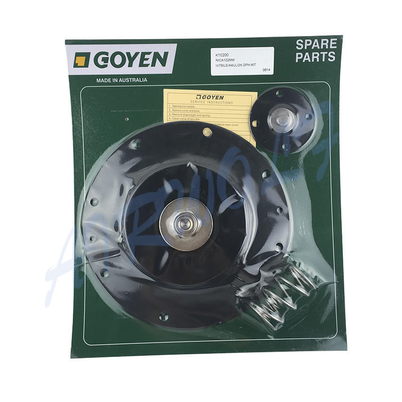 4 inch Double diaphragm pulse jet valve repair kit K10200 Nitrile / K10201 Viton for Goyen type CA102MM RCA102MM-2