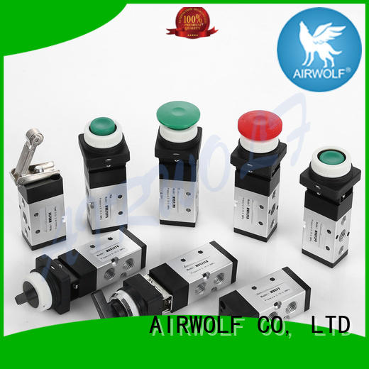 AIRWOLF black pneumatic manual valves pedal bulk production