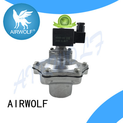 AIRWOLF electronic pulse flow valve custom air pack installation
