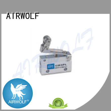 AIRWOLF black pneumatic manual control valve aluminium at discount