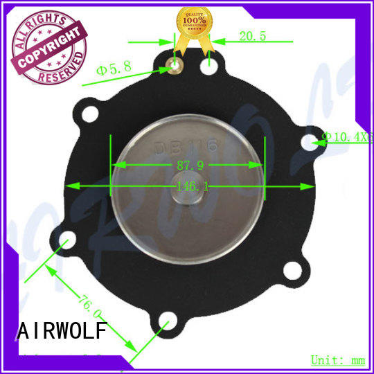 AIRWOLF green diaphragm valve repair kit pneumatic textile industry