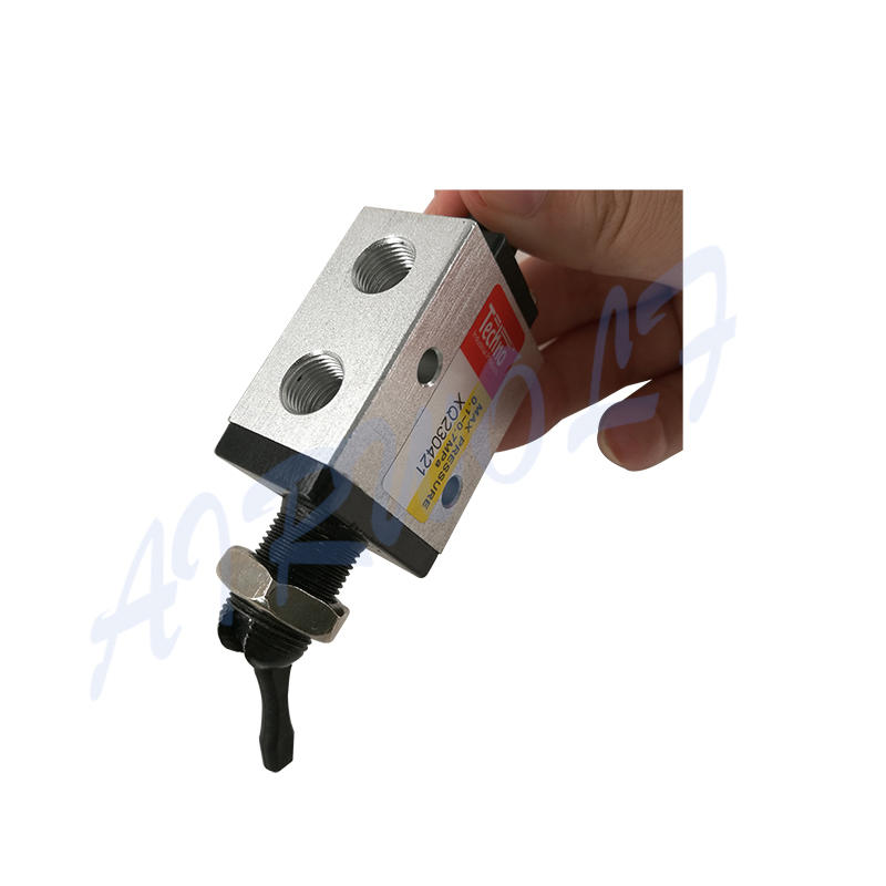 AIRWOLF manual pneumatic push button valve switching wholesale-3