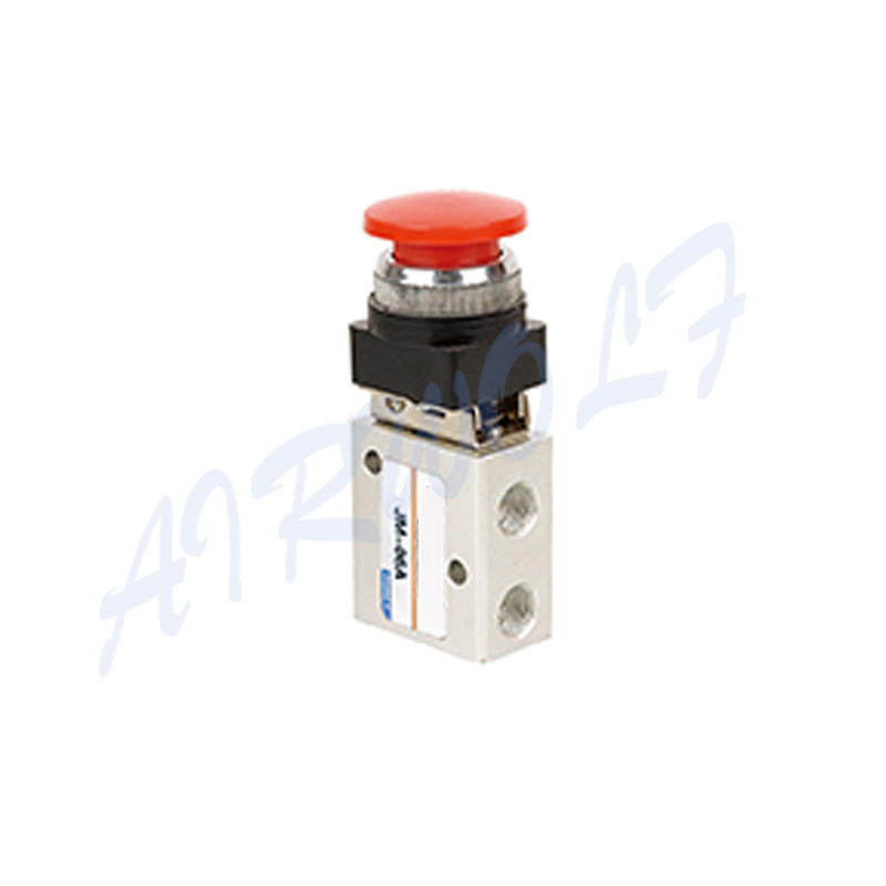AIRWOLF black pneumatic push button valve exhaust wholesale-1
