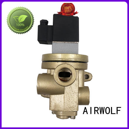 AIRWOLF aluminium alloy single solenoid valve operated liquid pipe