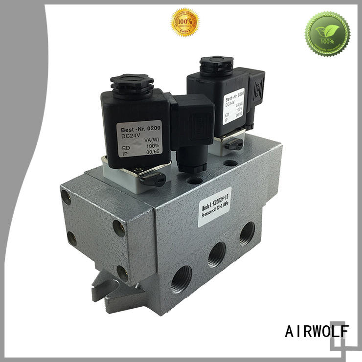 AIRWOLF aluminium alloy single solenoid valve spool direction system