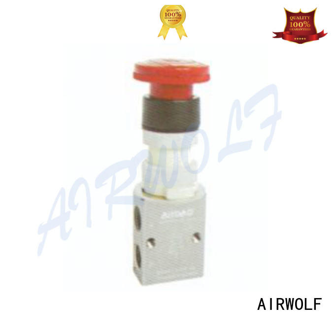 cheapest price pneumatic push button valve high quality bulk production AIRWOLF