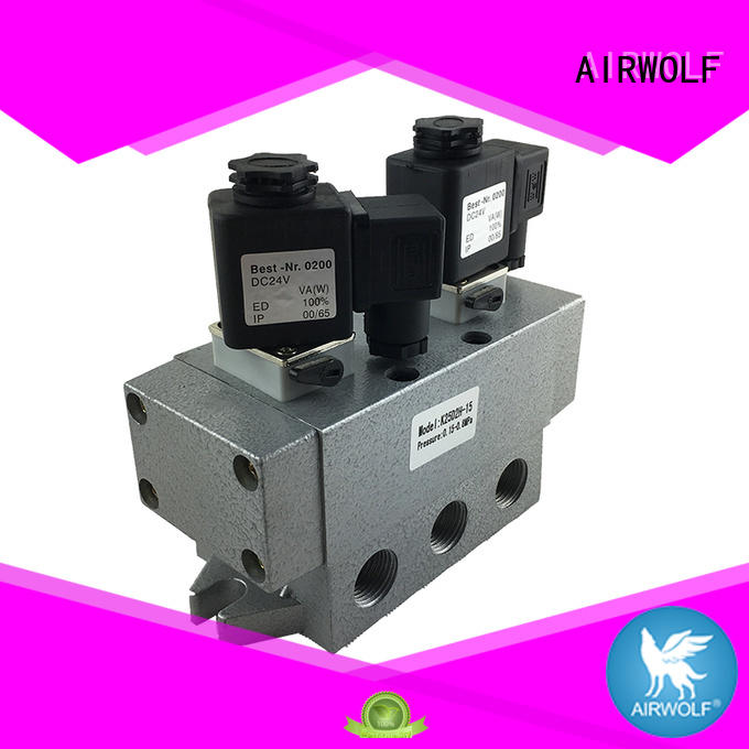 pilot operated solenoid valve way direction system AIRWOLF
