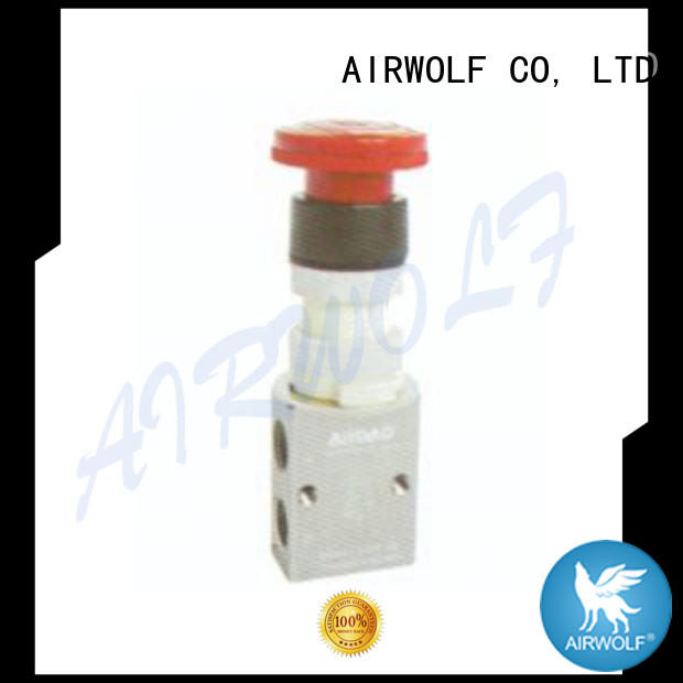 AIRWOLF black pneumatic manual valves roller at discount