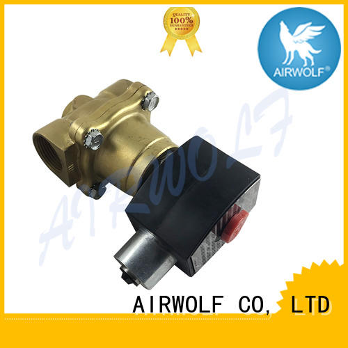 magnetic solenoid valve single pilot liquid pipe AIRWOLF