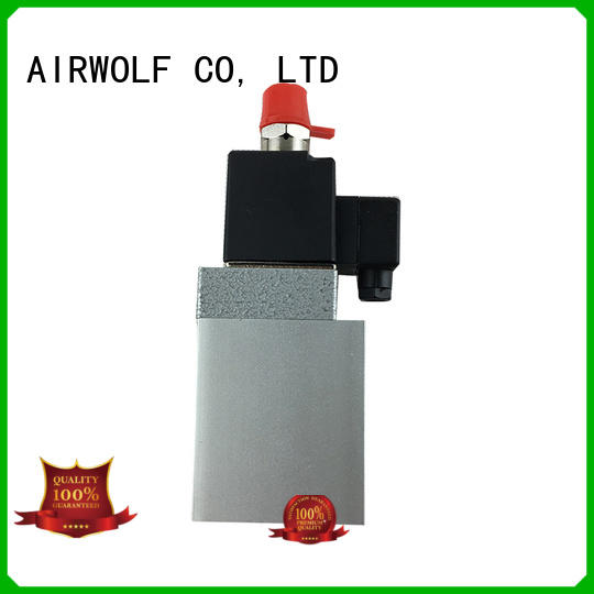 AIRWOLF aluminium alloy pneumatic solenoid valve single pilot for gas pipelines