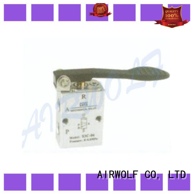 AIRWOLF slide pneumatic manual control valve hand bulk production