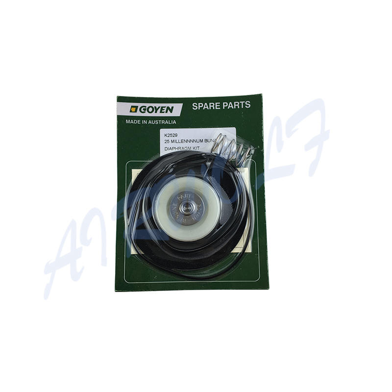 Goyen type RCAC25T3 RCAC25FS3 RCAC25DD3 RCAC25FH3 Pulse valve Diaphragm Repair Kits K2529 Nitrile / K2530 Viton-1