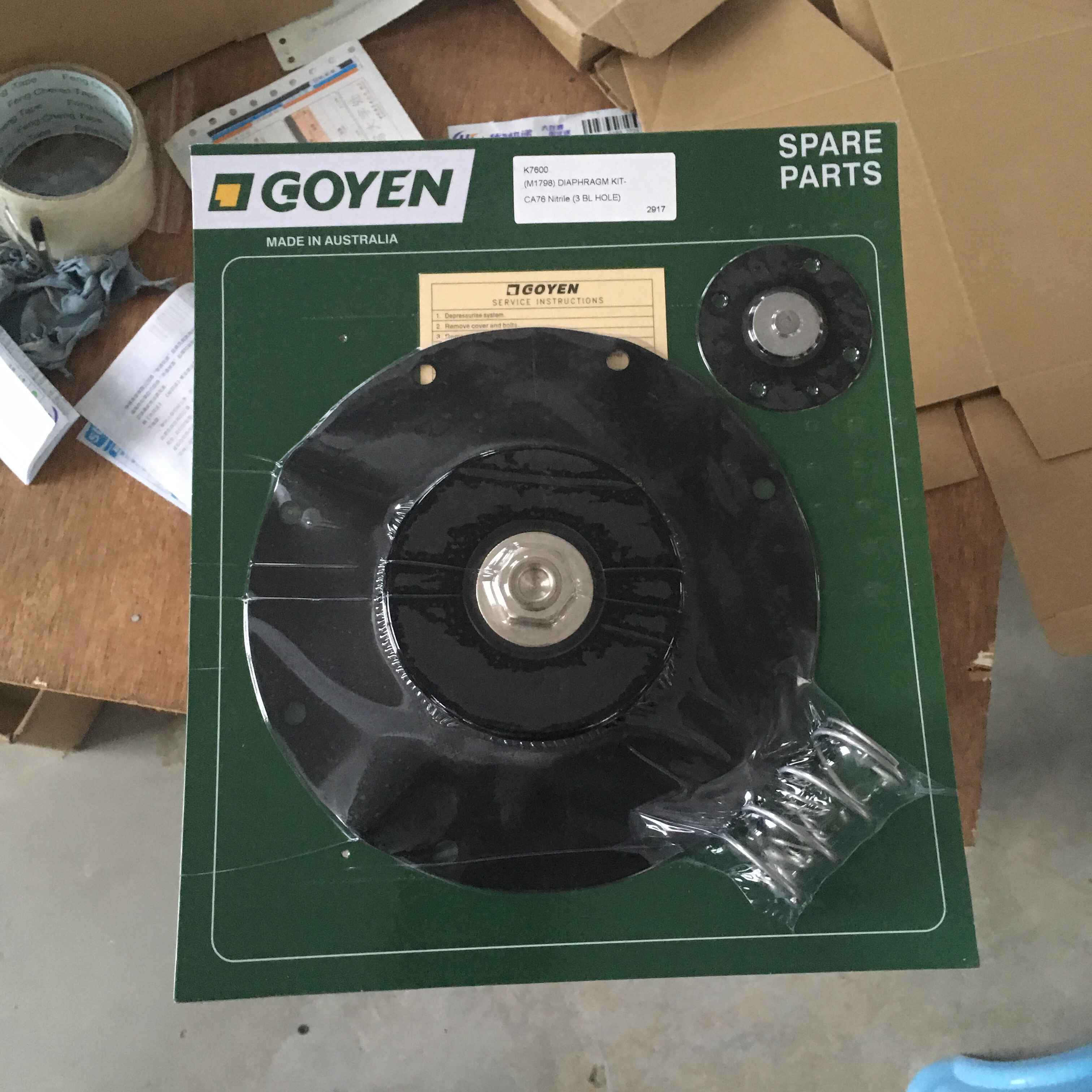 GOYEN 3 incch K7600/K7602/K7604 CA76T/MM/RCA76T/MM 3 